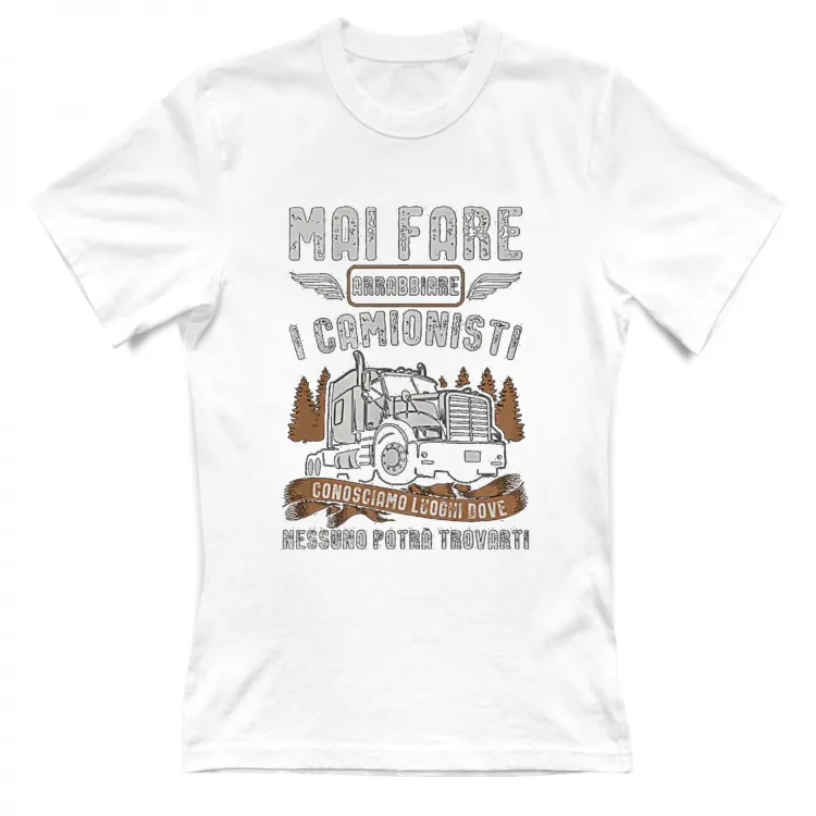 Mai far arrabbiare i camionisti