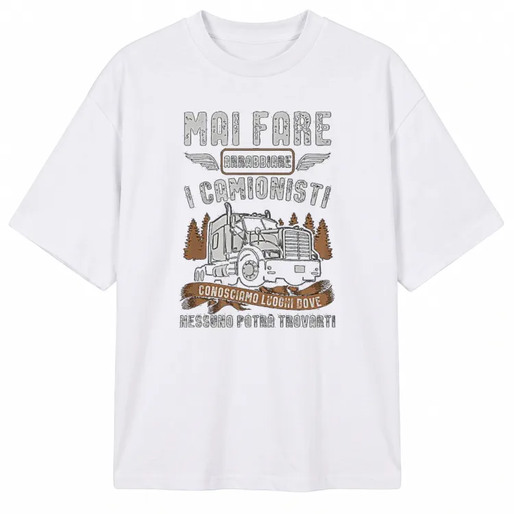 Mai far arrabbiare i camionisti