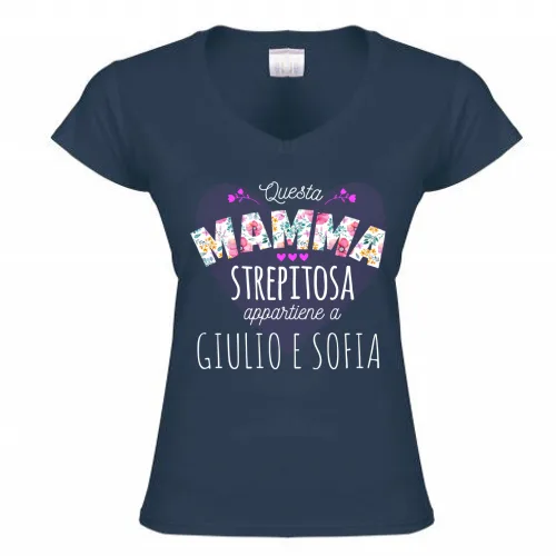 T-Shirt Donna Scollo V