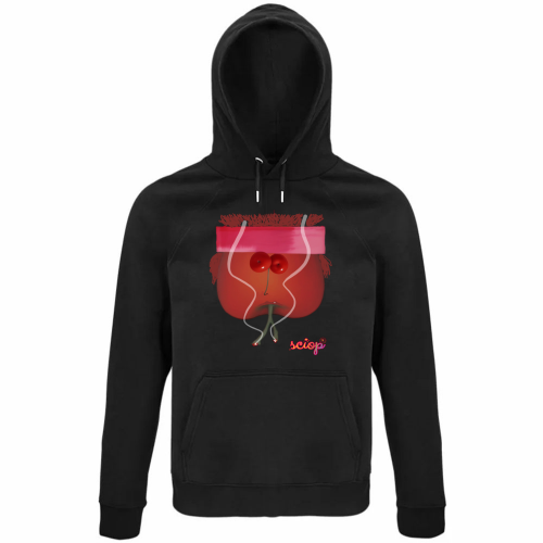 Felpa Organica Unisex Cappuccio