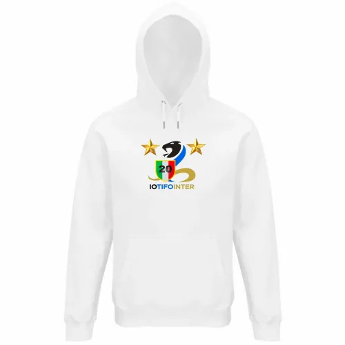 Felpa Organica Unisex Cappuccio