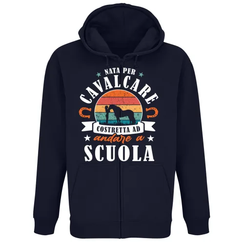 Felpa Premium Cappuccio Zip