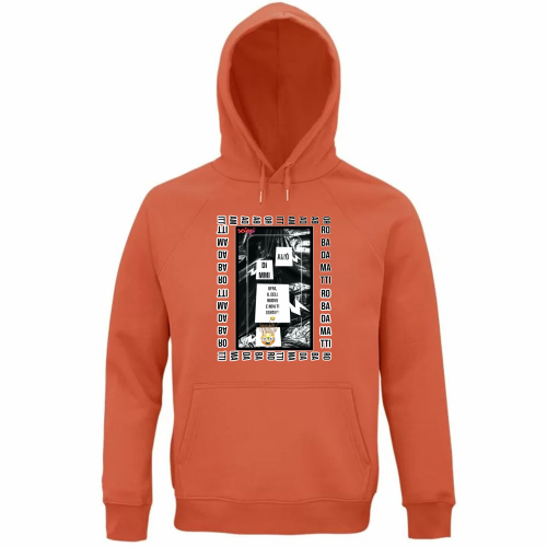 Felpa Organica Unisex Cappuccio