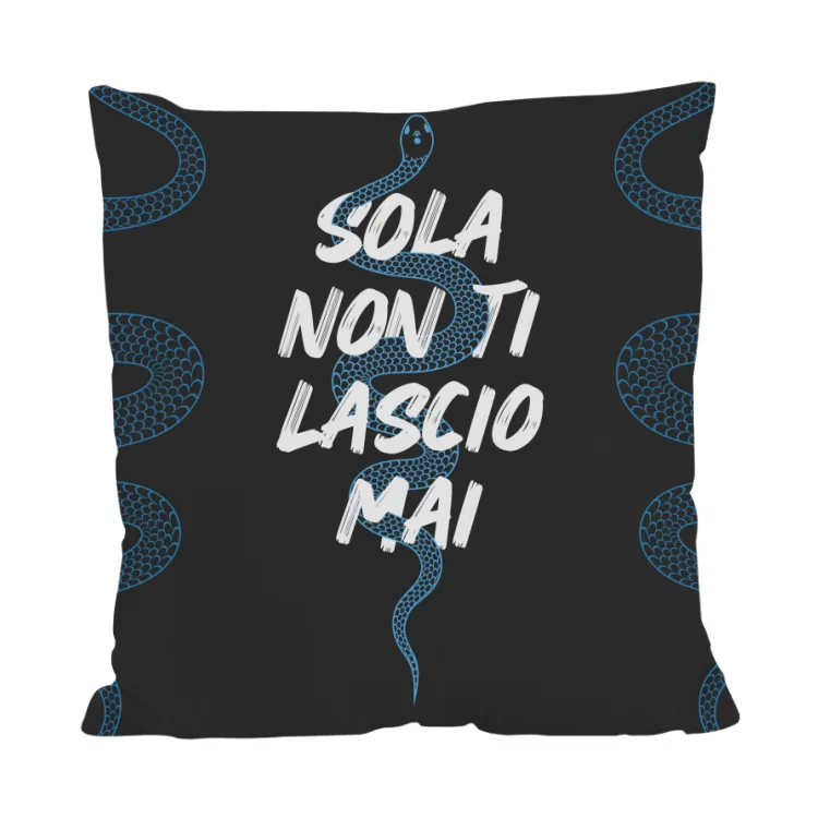SOLA NON TI LASCIO MAI-cuscino