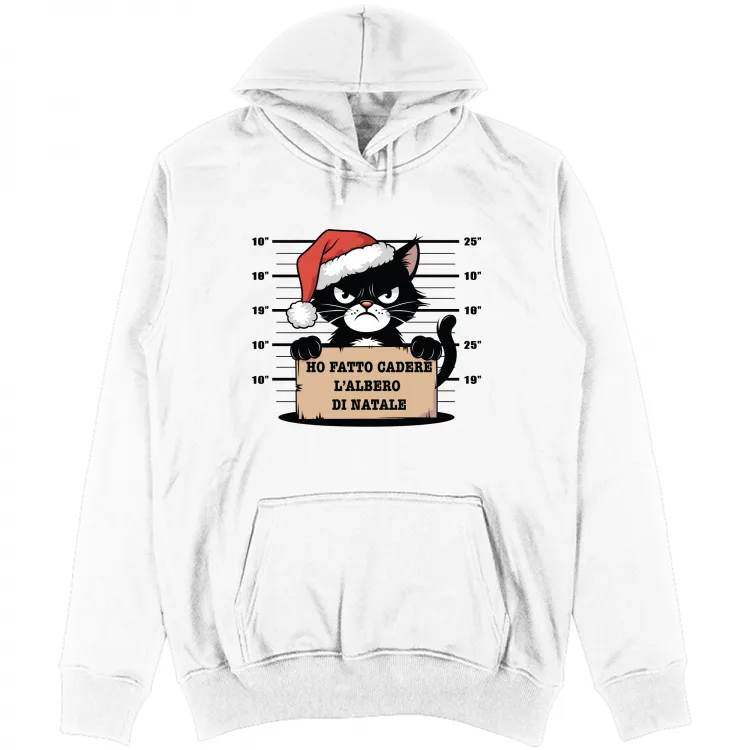 Felpa con cappuccio Unisex Marameow Albero