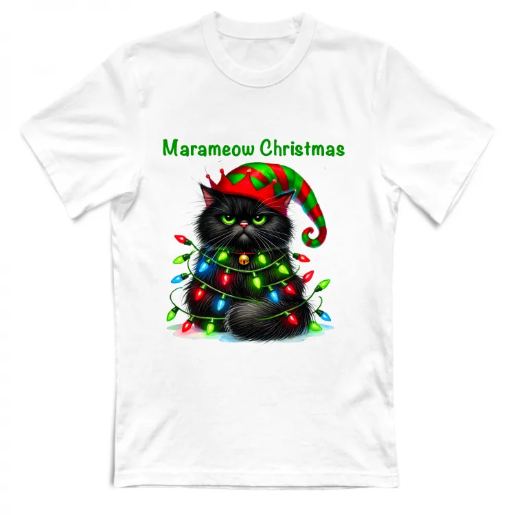 T-Shirt Unisex Marameow Gatto Nero