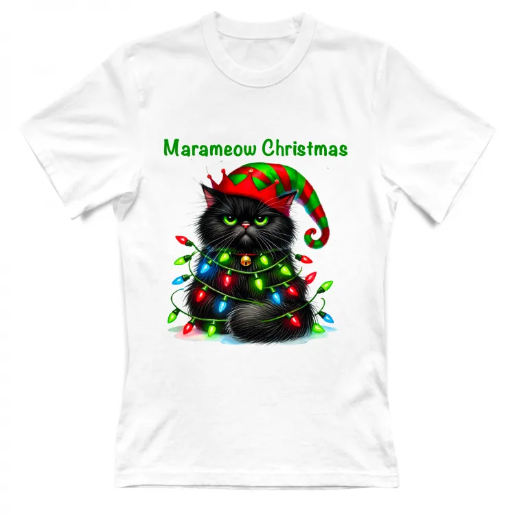 T-Shirt Donna Marameow Gatto Nero