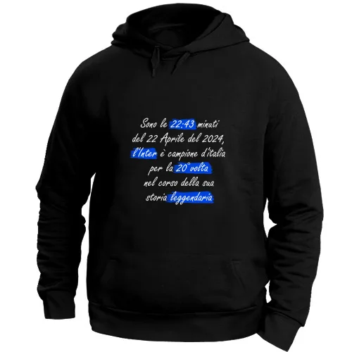 Felpa Unisex con Cappuccio Large