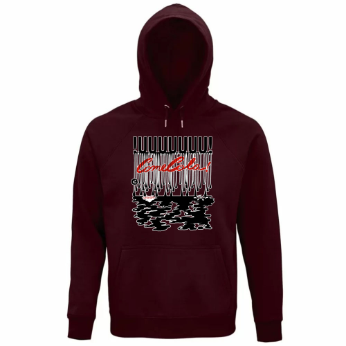 Felpa Organica Unisex Cappuccio