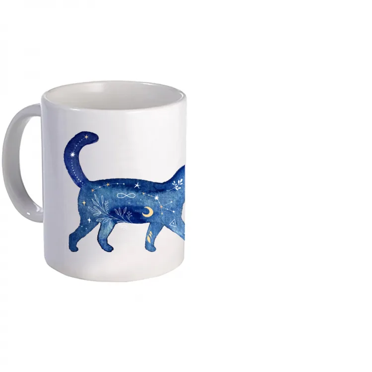 Tazza Panoramic Double Cats