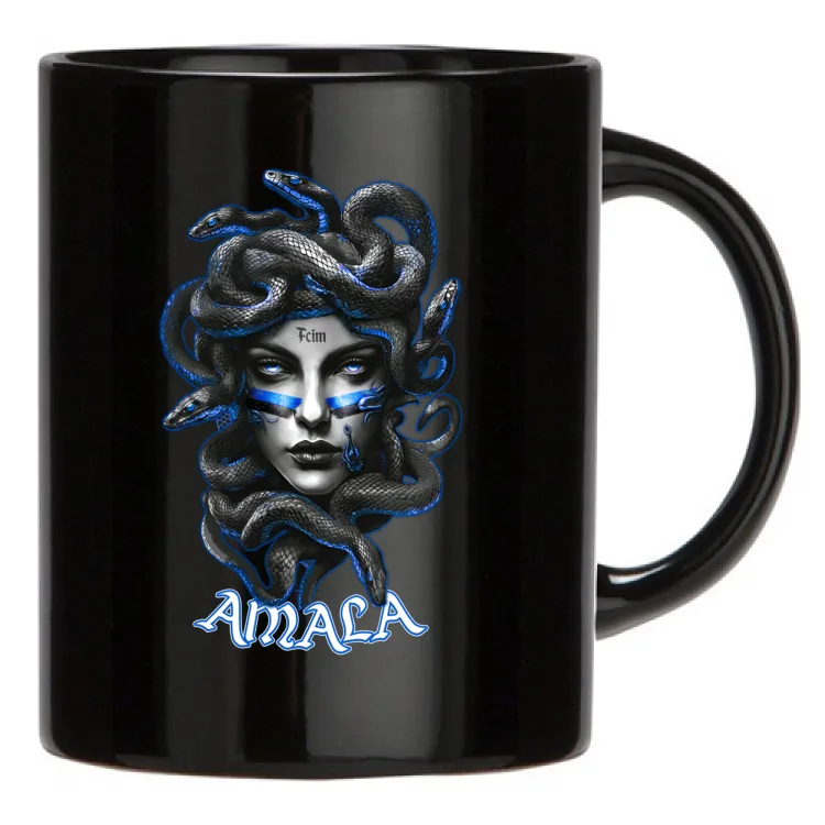 AMALA-medusa-tazza nera
