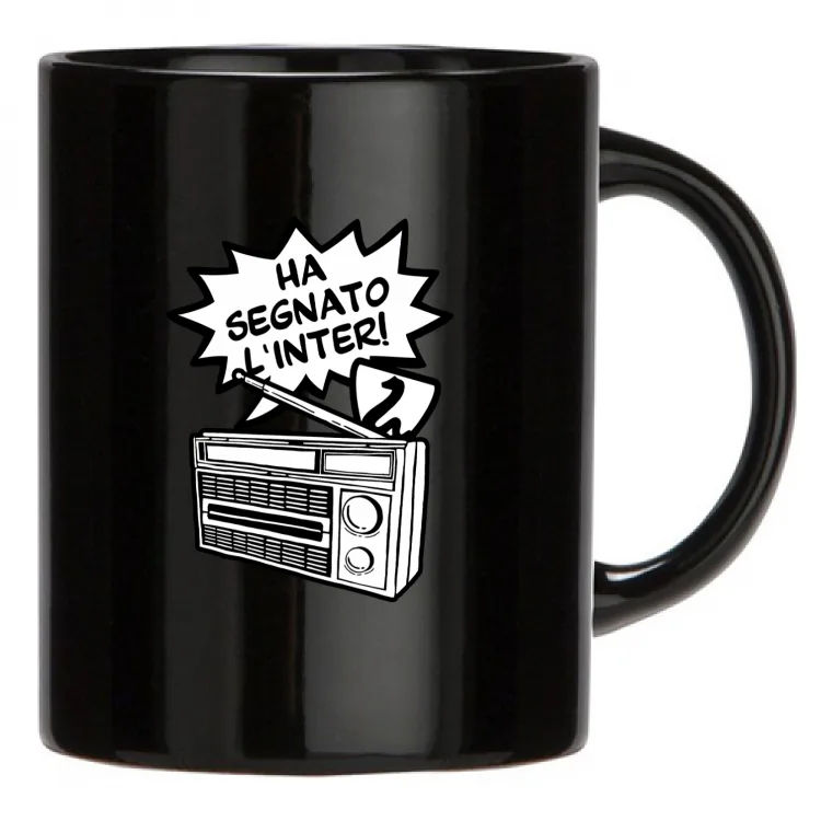 HA SEGNATO L'INTER-tazza nera