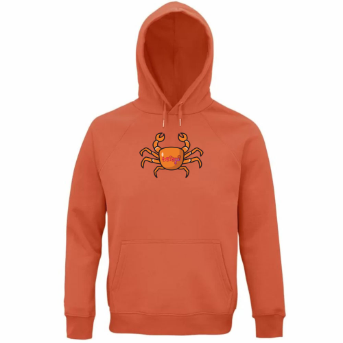Felpa Organica Unisex Cappuccio