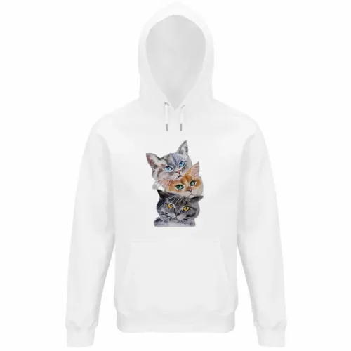Felpa Organica Unisex Cappuccio