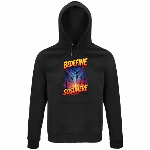 Felpa Organica Unisex Cappuccio