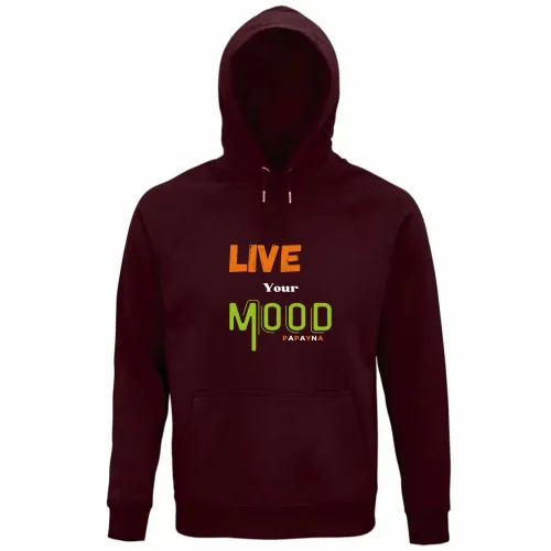 Felpa Organica Unisex Cappuccio