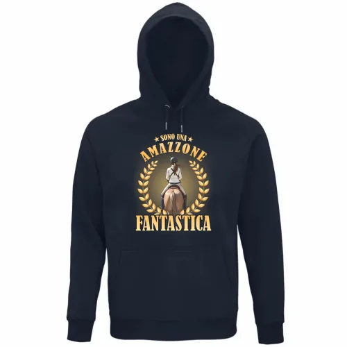 Felpa Organica Unisex Cappuccio
