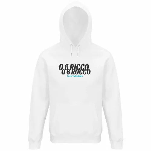 Felpa Organica Unisex Cappuccio