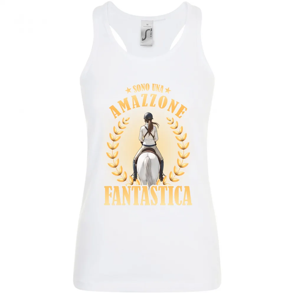 Sono un'amazzone fantastica bianco