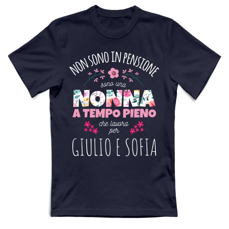 Nonna a tempo pieno che lavora per...