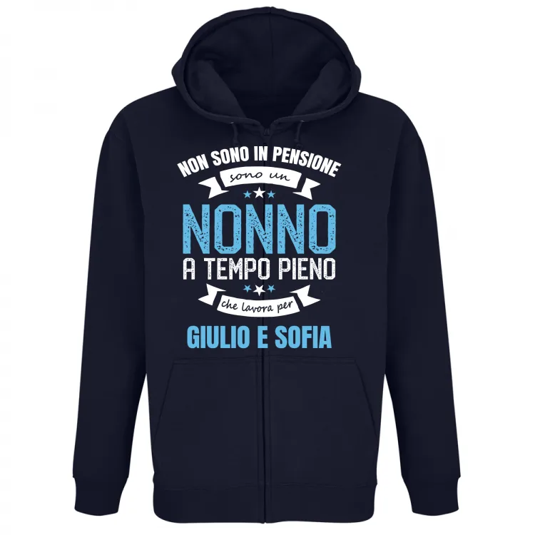 Nonno a tempo pieno che lavora per...