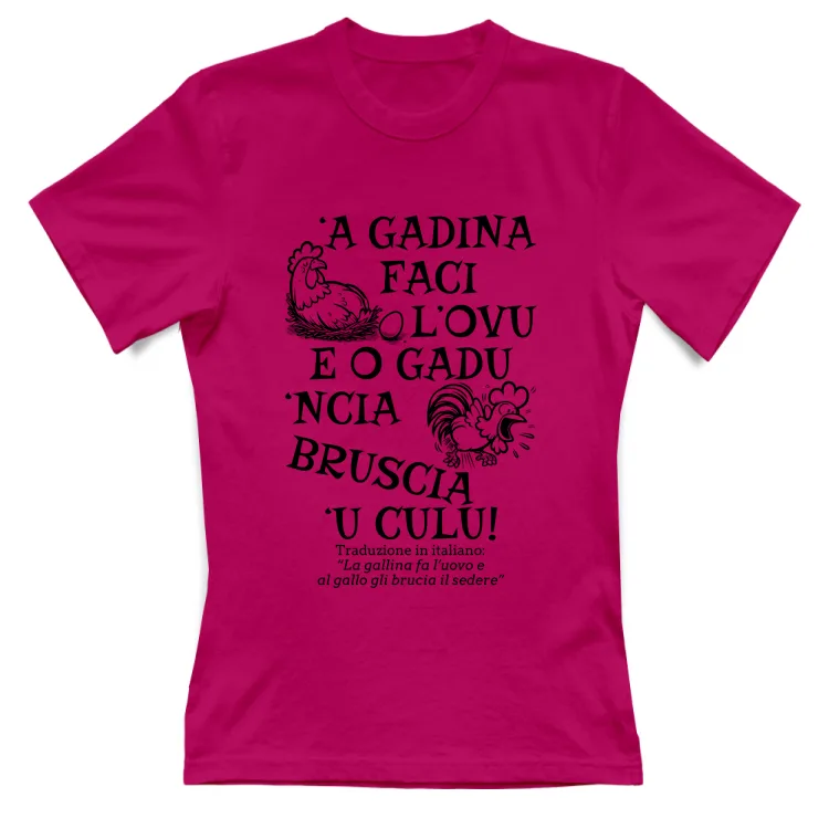 A gadina faci l'ovu
