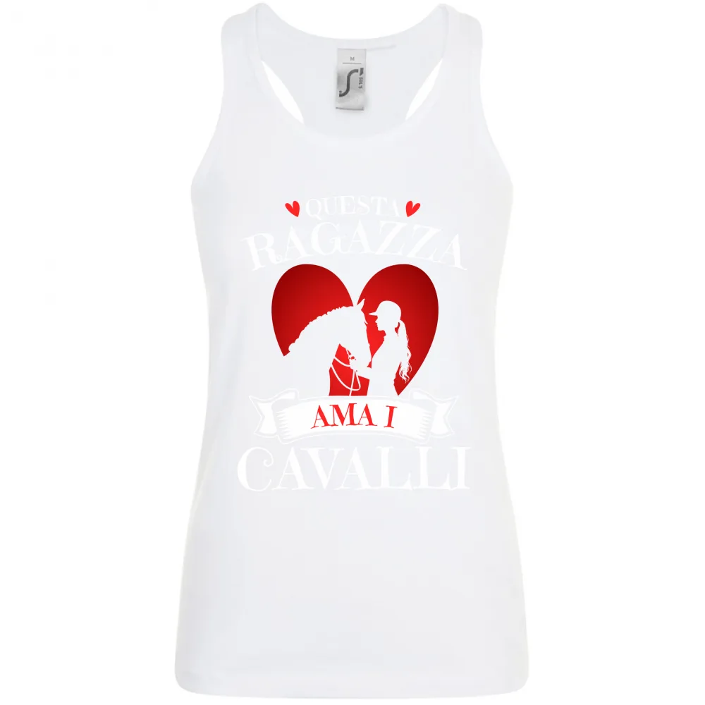 Questa ragazza ama i cavalli