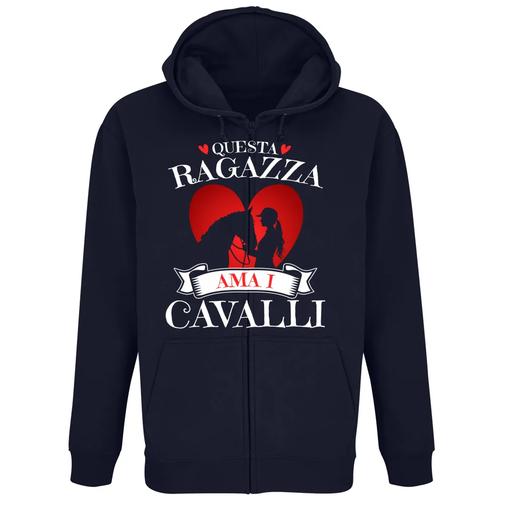 Questa ragazza ama i cavalli