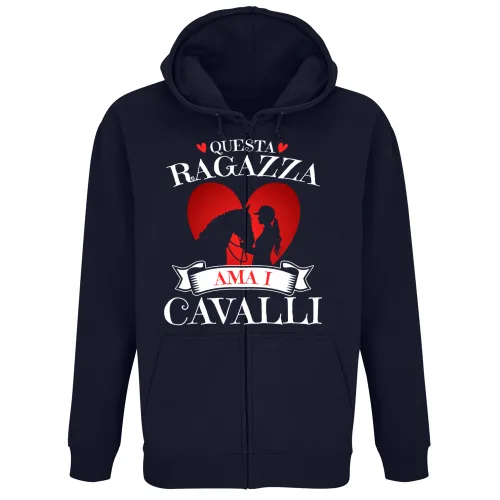 Felpa Premium Cappuccio Zip