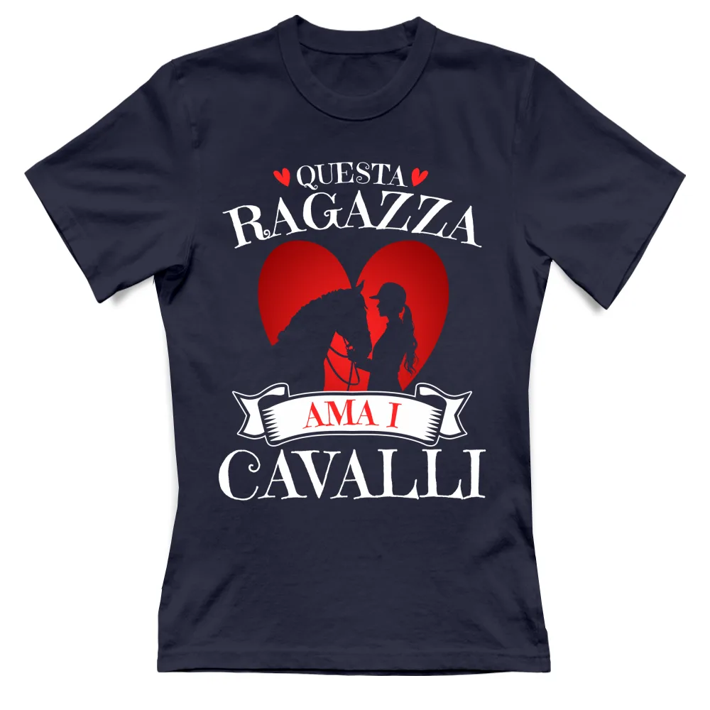 Questa ragazza ama i cavalli