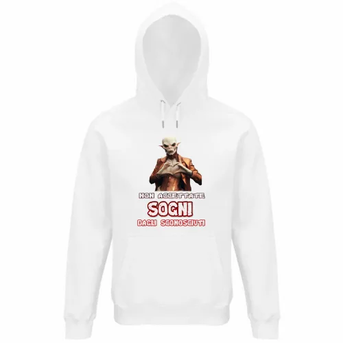 Felpa Organica Unisex Cappuccio