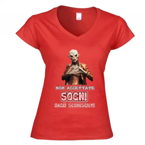 T-Shirt Donna Scollo V