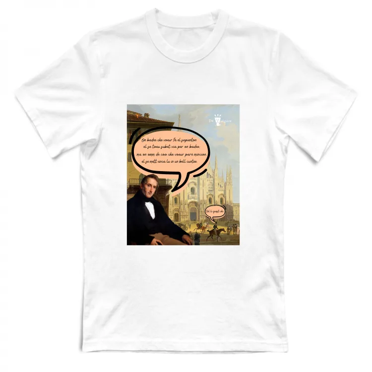 T-Shirt Manzoni poesia in milanese
