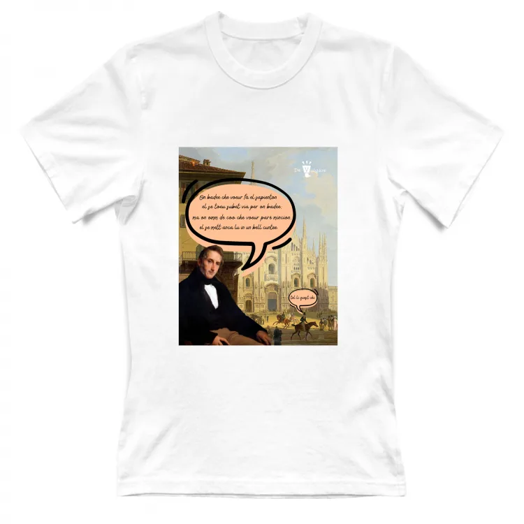 T-Shirt Manzoni poesia in milanese