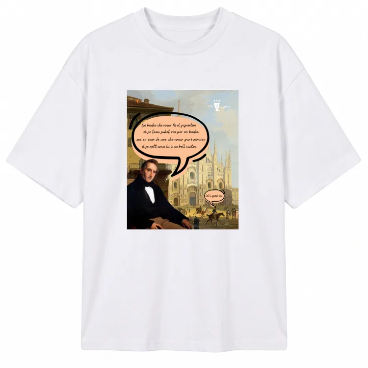 T-Shirt Manzoni poesia in milanese