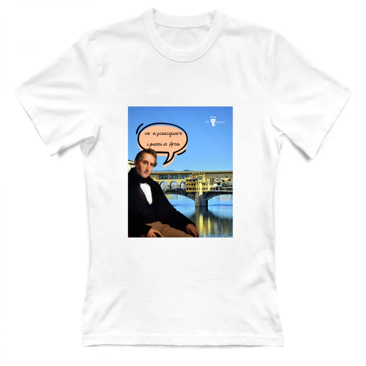 T-Shirt Manzoni che va a sciacquare i panni in Arn