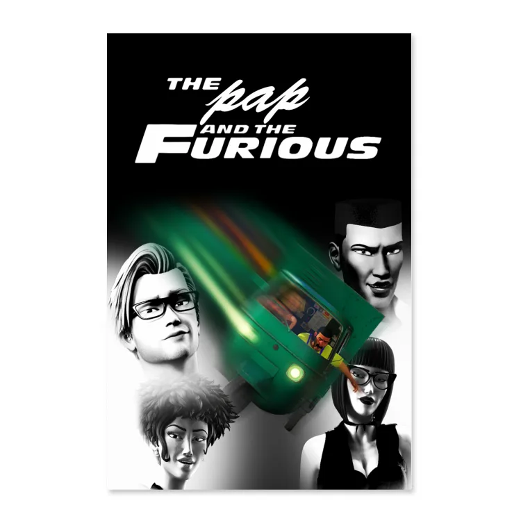 PAPmusic The PAP and The Furious-Poster 50x