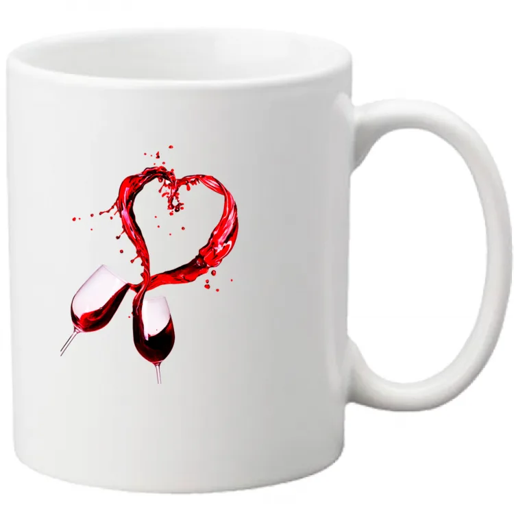 vino rosso cuore caldo