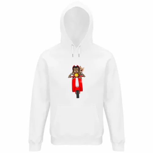 Felpa Organica Unisex Cappuccio