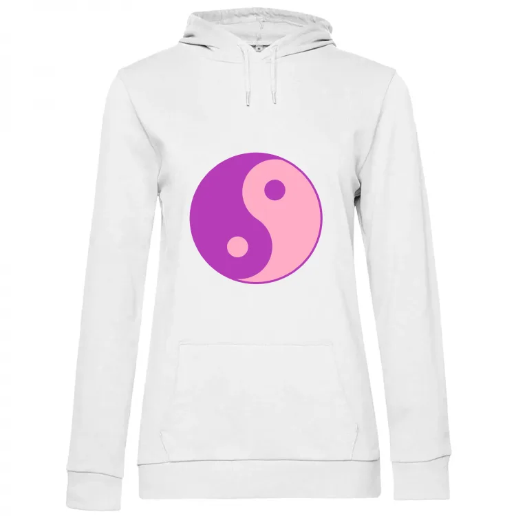 Felpa Donna - Yin e Yang pink