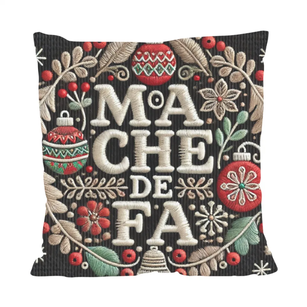 Cuscino dialetto Bresciano di Natale ma che de fa 