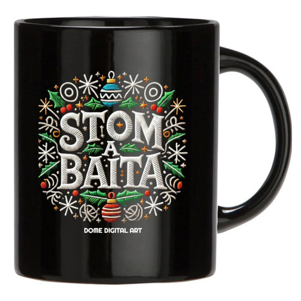 Tazza Dialetto Bresciano Natale stom a baita 8