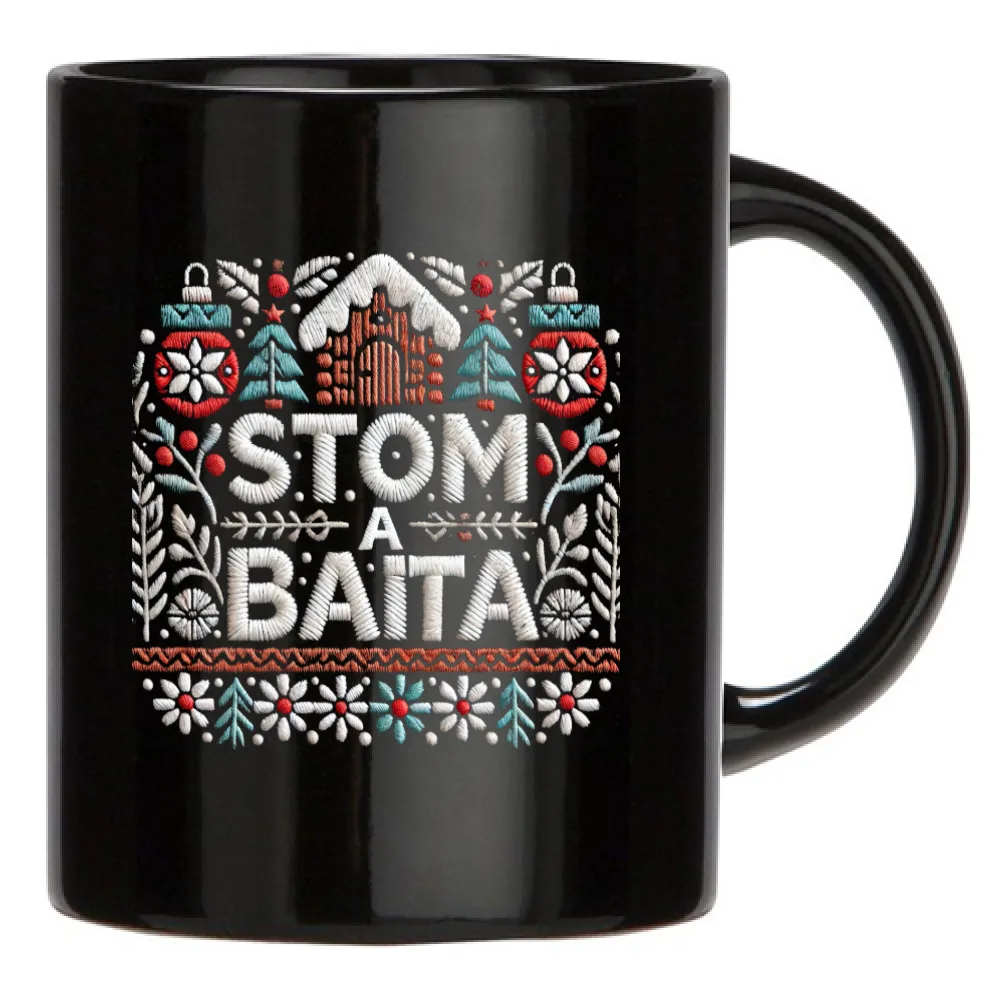 Tazza Dialetto Bresciano Natale stom a baita 9