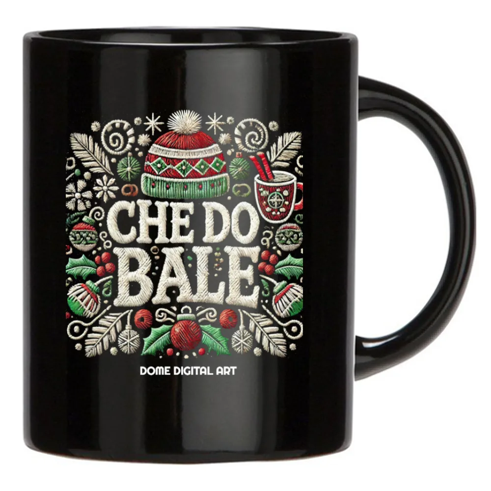 Tazza Dialetto Bresciano Natale che do bale 13