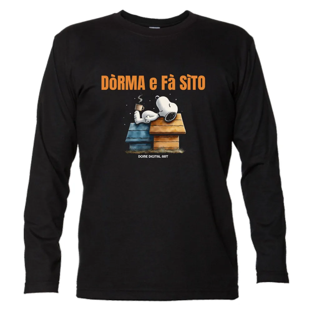 Pigiama Maglia Dialetto Bresciano Dorma e fa sito 