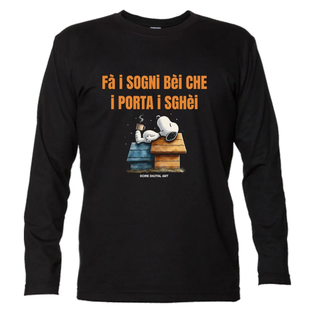 Pigiama Maglia Dialetto Bresciano fa sogni bei 2
