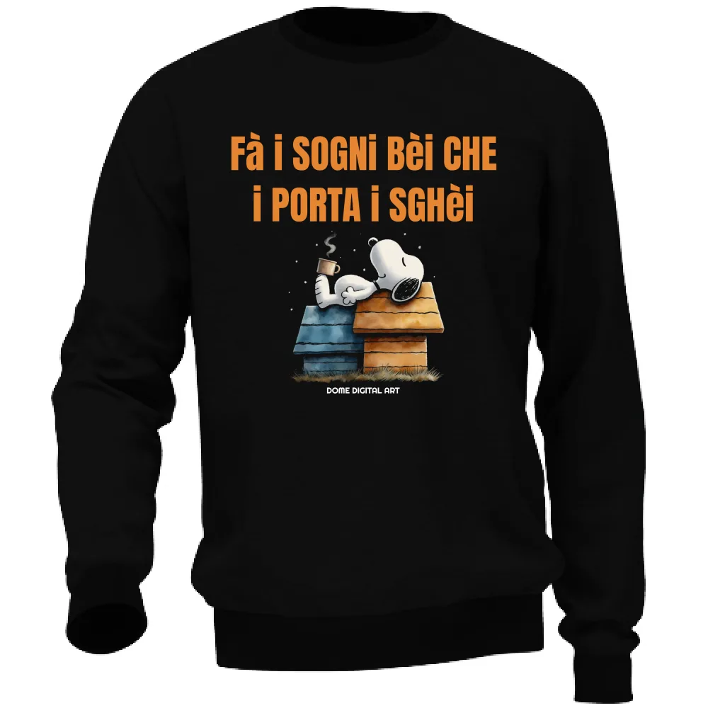 Pigiama Felpa Dialetto Bresciano fa sogni bei 2