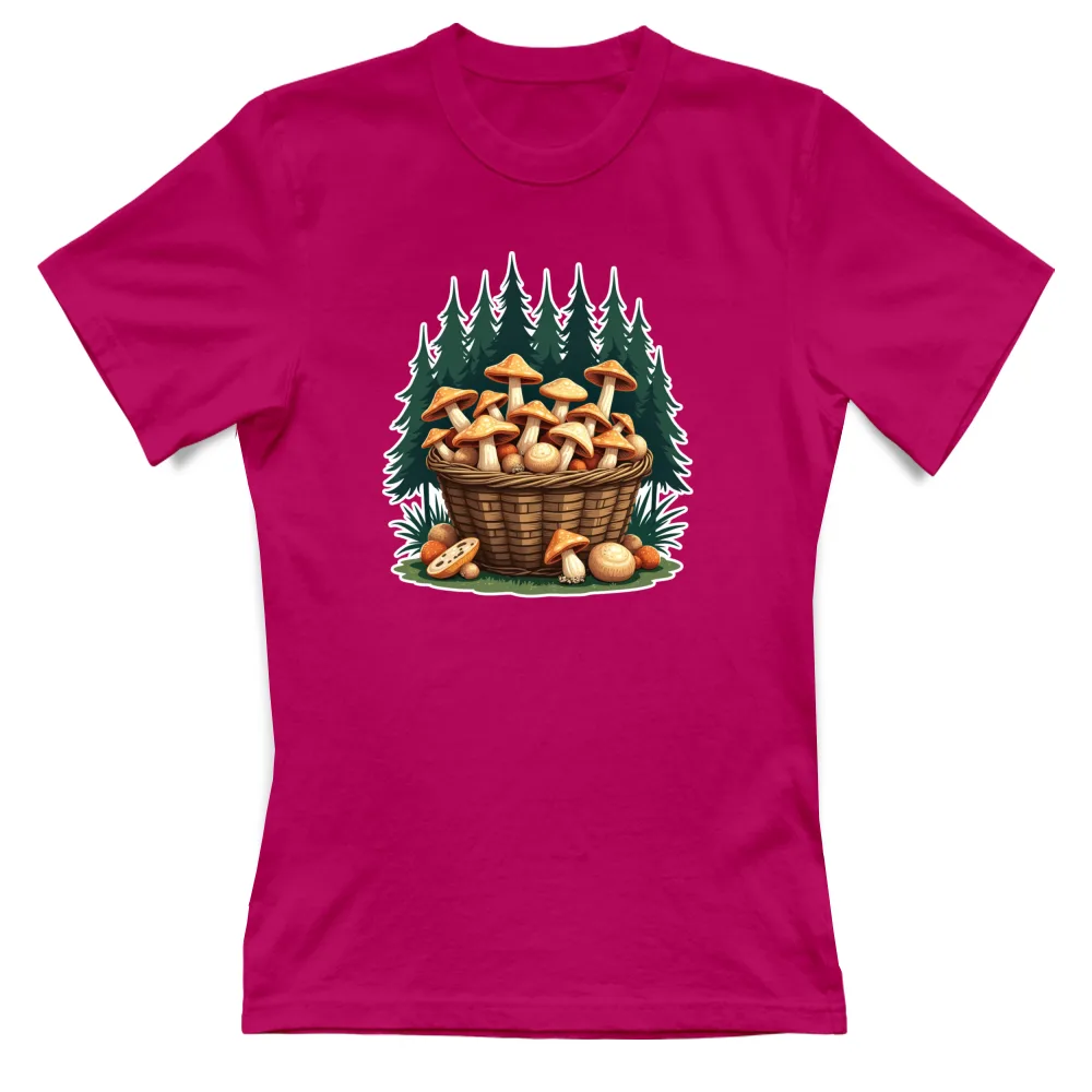 CESTO DI FUNGHI E BOSCO