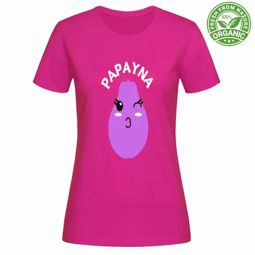 T-shirt Kiss PAPAYNA woman organica