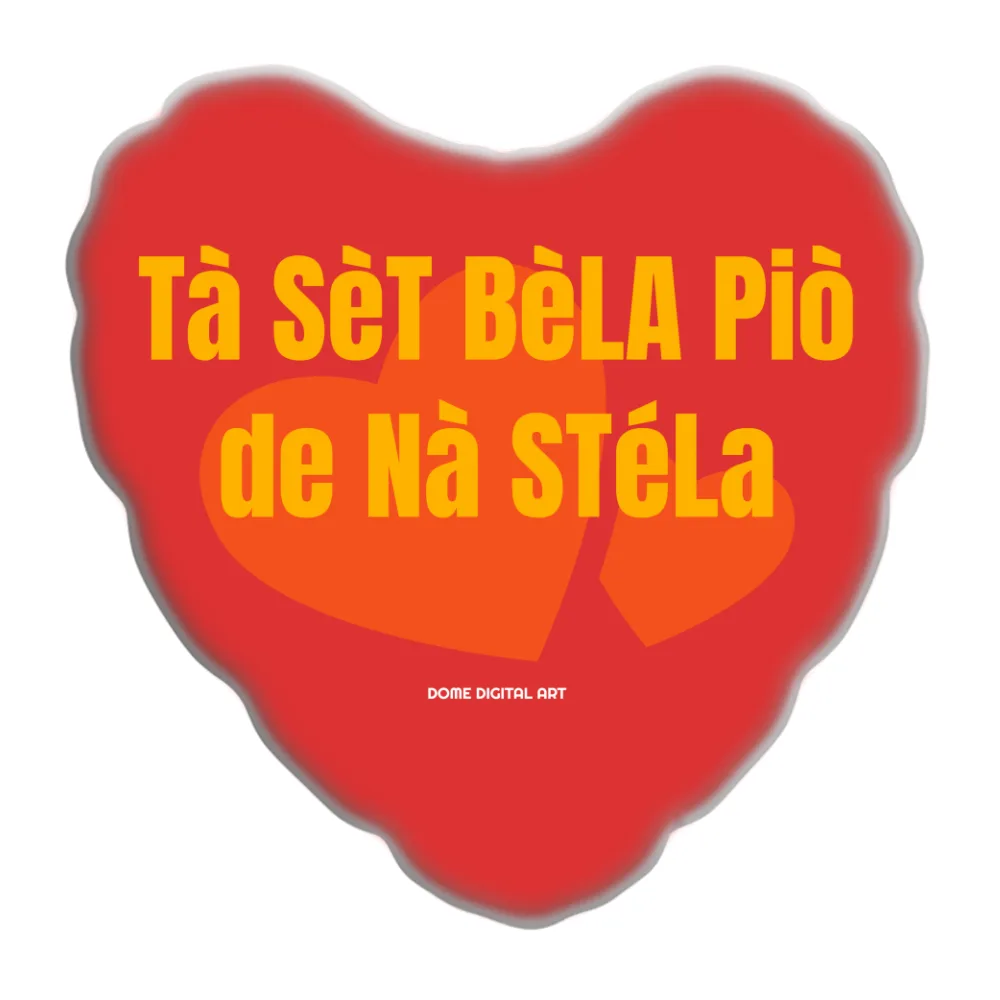 Cuscino Dialetto Bresciano San Valentino 2